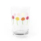 Asahi art styleの彩りガーベラ Water Glass :back