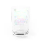 白猫屋の喜び-しあわせイルカグラス Water Glass :back