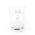 たつやのねこの帽子 Water Glass :back