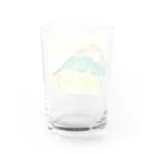 やもいも　（ヤモリ&イモリ）の武甲山 Water Glass :back