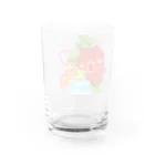 【コザクラインコ】オピーチョのお店の【コザクラインコ】ハイビスカスオピーチョ Water Glass :back