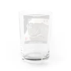 G-HERRINGの鮃！（ヒラメ；平目）あらゆる生命たちへ感謝をささげます。 Water Glass :back