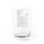 pigletstudioのウィーンの街角Tシャツ Water Glass :back