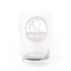 oguogu牧場SUZURI店のoguogu牧場ロゴ Water Glass :back