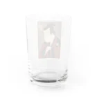 Rigelの【東洲斎写楽】三世市川八百蔵の田辺文蔵 Water Glass :back