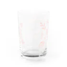 Hütte　hiiiiiのとりとおはな Water Glass :back