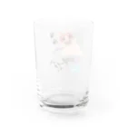 ♨️ホカホカおちゃ♨️のラブ・おキャットs Water Glass :back