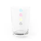 ツナマヨショップのCMYKあひる Water Glass :back