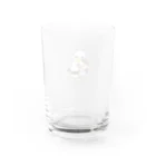 こうのとりショップのこうのとりっぴブルー Water Glass :back