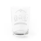 かめつるのリラックスタイム Water Glass :back