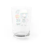 秘密結社(ㆁөㆁ)青い鳥のギャングスタ小鳥遊エリ＆唯我HIPHOP丸シリーズ Water Glass :back