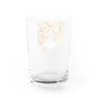 おとぼけ姉さんSHOPの秋ジャンプ乙女 Water Glass :back