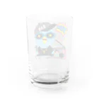 秘密結社(ㆁөㆁ)青い鳥の唯我HIPHOP丸シリーズ Water Glass :back
