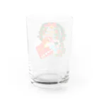 【コザクラインコ】オピーチョのお店の【コザクラインコ】クリスマスオピーチョ Water Glass :back