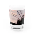 galaxycatの手の中の夕焼け Water Glass :back