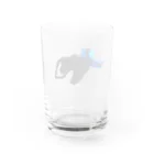 ruq_divの光芒するフィン Water Glass :back