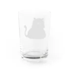 おひまみさたっくのふっくら猫（通常運転） Water Glass :back