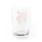 お手紙届きました。のFlower Water Glass :back