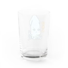 ぶらちゃんのお店の可愛いイカれたイカ【ぴえん】 Water Glass :back