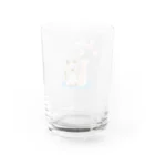 or orの花と犬と猫と（シャムネコ） Water Glass :back