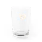 kauri tree の花と子猫(ハート) Water Glass :back