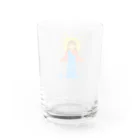 ムエックネのキリスト　ドット絵 Water Glass :back