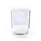 子葉＠イラスト依頼募集中の夏の夜空ft.括弧いいネコ Water Glass :back