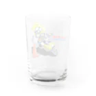 神塚ときお@オフィシャルショップ(SUZURI)のバイキッズ！ 風音舞 003「パイスラ！」 Water Glass :back