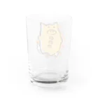 塩茹でそらまめのとぶぶた Water Glass :back