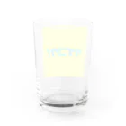 happinesstのサイコウ！イエロー Water Glass :back