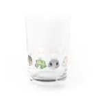 あやすンちグッズ販売所のペット大集合！(横並び) Water Glass :back