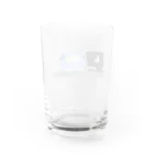 ひつじの島オンラインストアの作業中のヒツグラマー Water Glass :back