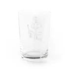 うの UNOのうのの似顔絵 by武健虹 Water Glass :back