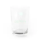 さかぐち商店の撫でられたいナタデココ Water Glass :back