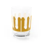 kumakumaのちんちん冠 Water Glass :back