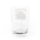 ストロベリーミルクのらぴちゃん Water Glass :back