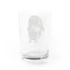 み~たの助。の冬仕様たかちゃん Water Glass :back