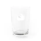 浅山しおん（ハリネズミのソフィー）のオリジナルイラスト　ハリネズミのソフィー。あんこ餅を食べる。 Water Glass :back