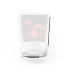 420iloveyouの紅花 Water Glass :back