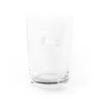 浅山しおん（ハリネズミのソフィー）のオリジナル　手を繋いで歩く幼い二人の女の子 Water Glass :back