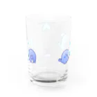 しみまさの仲良しアクリとハーレ グラス Water Glass :back