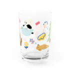 daroryの可愛いワンちゃん Water Glass :back