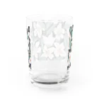 mayuryのWhite Flower 01 Water Glass :back