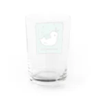 nodokaのもじゃむしグラス チョコミント Water Glass :back