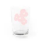 まむらさきの赤い花 Water Glass :back