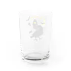 Siderunの館 B2のゆるスカジャン柄（からすとからすてんぐ） Water Glass :back