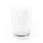 Coshi-Mild-Wildの猫_ロシアンブルー Water Glass :back