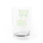 インターネット露店のグリーンキャット Water Glass :back