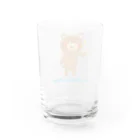 Atelier FunipoのThe Hungry Bear　ロゴあり Water Glass :back