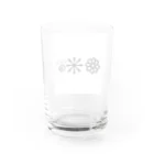 369mirokuの369miroku logo Water Glass :back